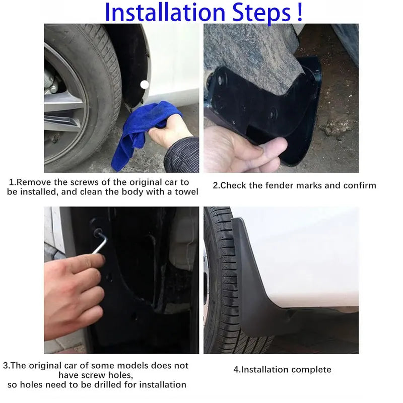 Garde-boue de voiture pour LDV Maxus eTerron 9 MG U9 2025 ~ 2027, rabat évasé, partie de garde-boue avant et arrière, accessoires de protection automobile