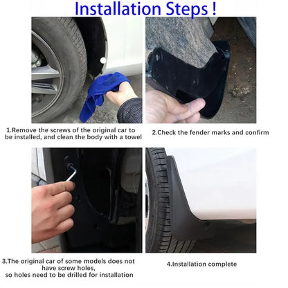 Garde-boue de voiture pour LDV Maxus eTerron 9 MG U9 2025 ~ 2027, rabat évasé, partie de garde-boue avant et arrière, accessoires de protection automobile
