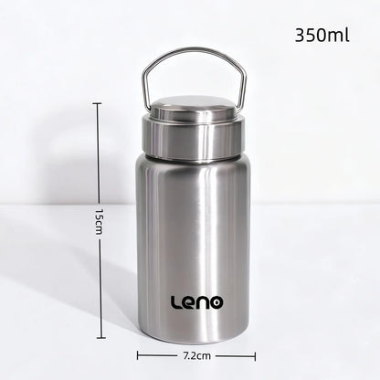 Bouteille Thermos à thé avec revêtement en céramique de qualité supérieure, tasse d'eau à Double paroi en acier inoxydable, flacon sous vide, bouteille de voyage, 350-750ml