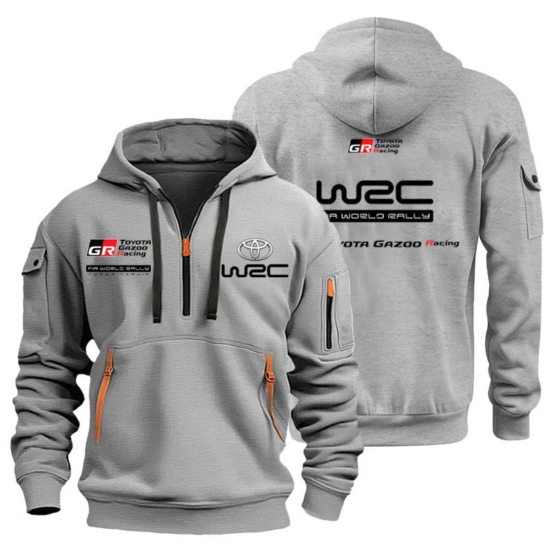 2025 hommes Toyota GR Racing WRC sweat à capuche sport décontracté sweat à capuche en plein air course logo personnalisé hommes streetwear vêtements d'extérieur haut