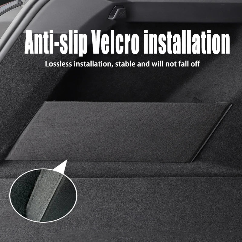 Accessoires automobiles pour BYD Atto 3 Yuan Plus 2022 ~ 2025, organisateur de mise à niveau de voiture, cloison latérale de coffre, boîte de rangement intérieure, pièces