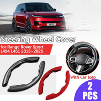 Juste de volant de voiture pour Range Rover dehors, cuir suédé, accessoires en fibre de carbone, partie coordonnante, L494, L461, 2013 ~ 2025, 2014