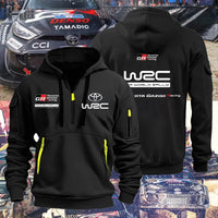 2025 hommes Toyota GR Racing WRC sweat à capuche sport décontracté sweat à capuche en plein air course logo personnalisé hommes streetwear vêtements d'extérieur haut
