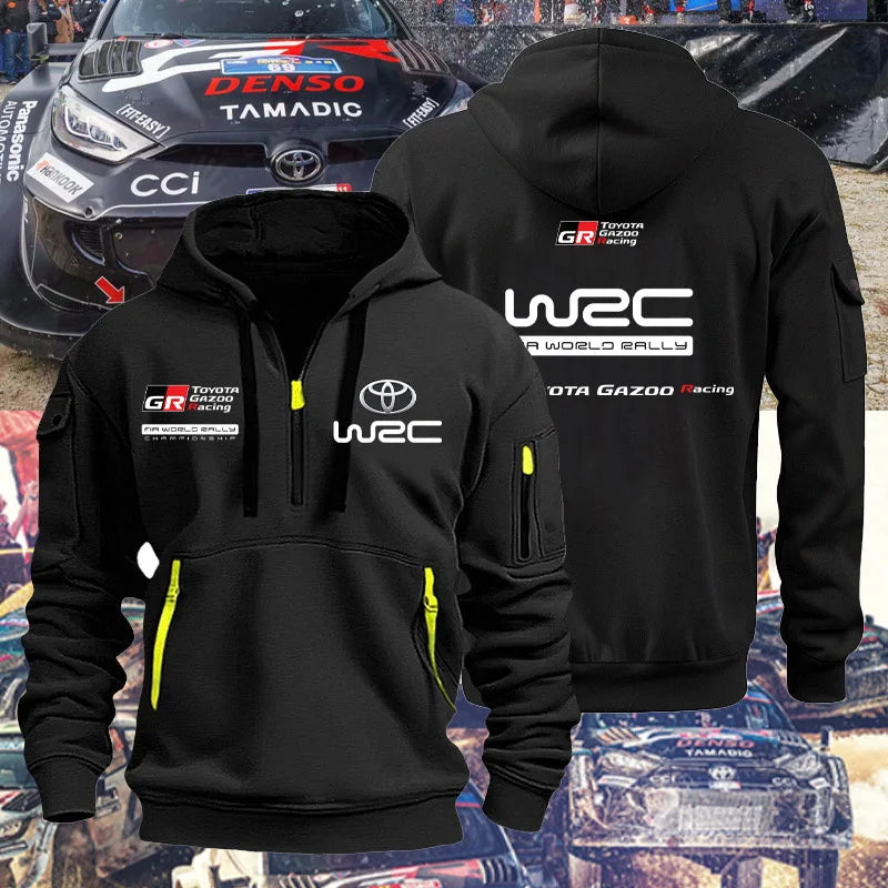 2025 hommes Toyota GR Racing WRC sweat à capuche sport décontracté sweat à capuche en plein air course logo personnalisé hommes streetwear vêtements d'extérieur haut