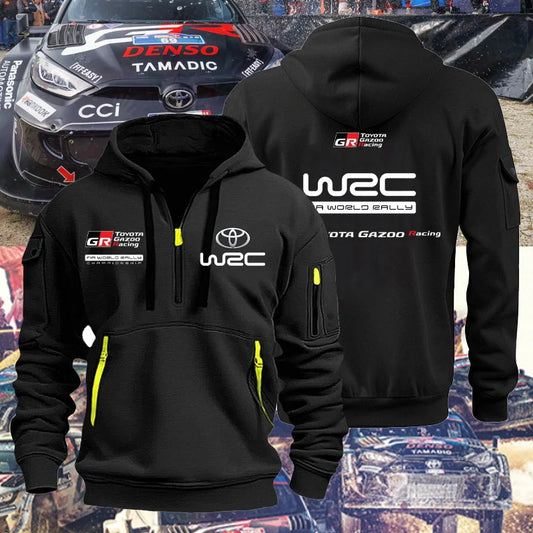 2025 hommes Toyota GR Racing WRC sweat à capuche sport décontracté sweat à capuche en plein air course logo personnalisé hommes streetwear vêtements d'extérieur haut