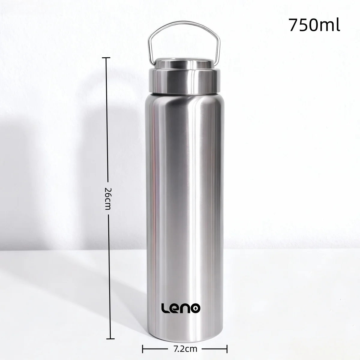 Bouteille Thermos à thé avec revêtement en céramique de qualité supérieure, tasse d'eau à Double paroi en acier inoxydable, flacon sous vide, bouteille de voyage, 350-750ml