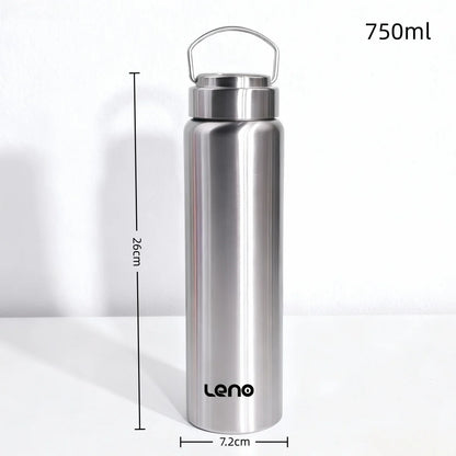 Bouteille Thermos à thé avec revêtement en céramique de qualité supérieure, tasse d'eau à Double paroi en acier inoxydable, flacon sous vide, bouteille de voyage, 350-750ml