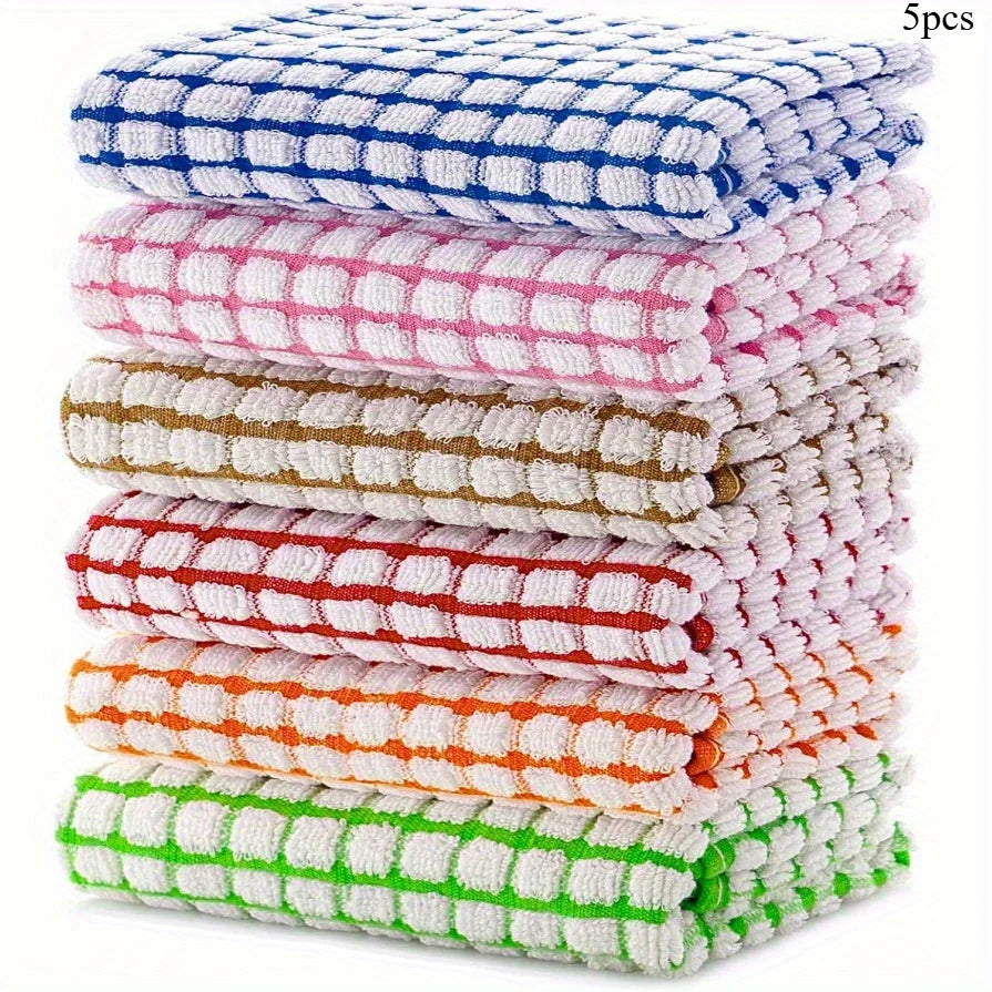 مناشف أطباق، أقمشة تنظيف المائدة، مناشف مربعة بألوان عشوائية، أقمشة ماصة، أقمشة تنظيف المطبخ، أدوات تنظيف، قابلة لإعادة الاستخدام