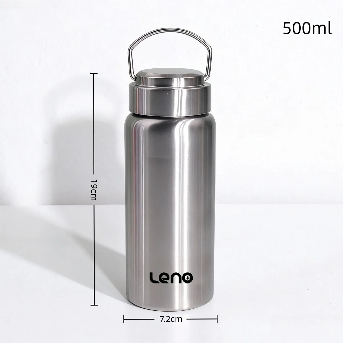 Bouteille Thermos à thé avec revêtement en céramique de qualité supérieure, tasse d'eau à Double paroi en acier inoxydable, flacon sous vide, bouteille de voyage, 350-750ml