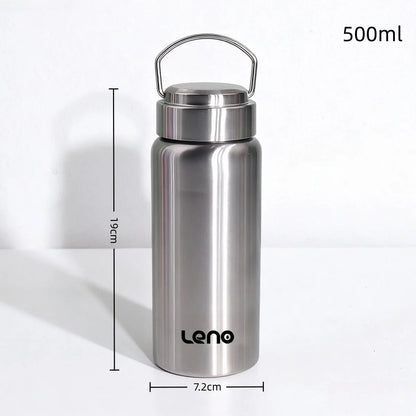 Bouteille Thermos à thé avec revêtement en céramique de qualité supérieure, tasse d'eau à Double paroi en acier inoxydable, flacon sous vide, bouteille de voyage, 350-750ml
