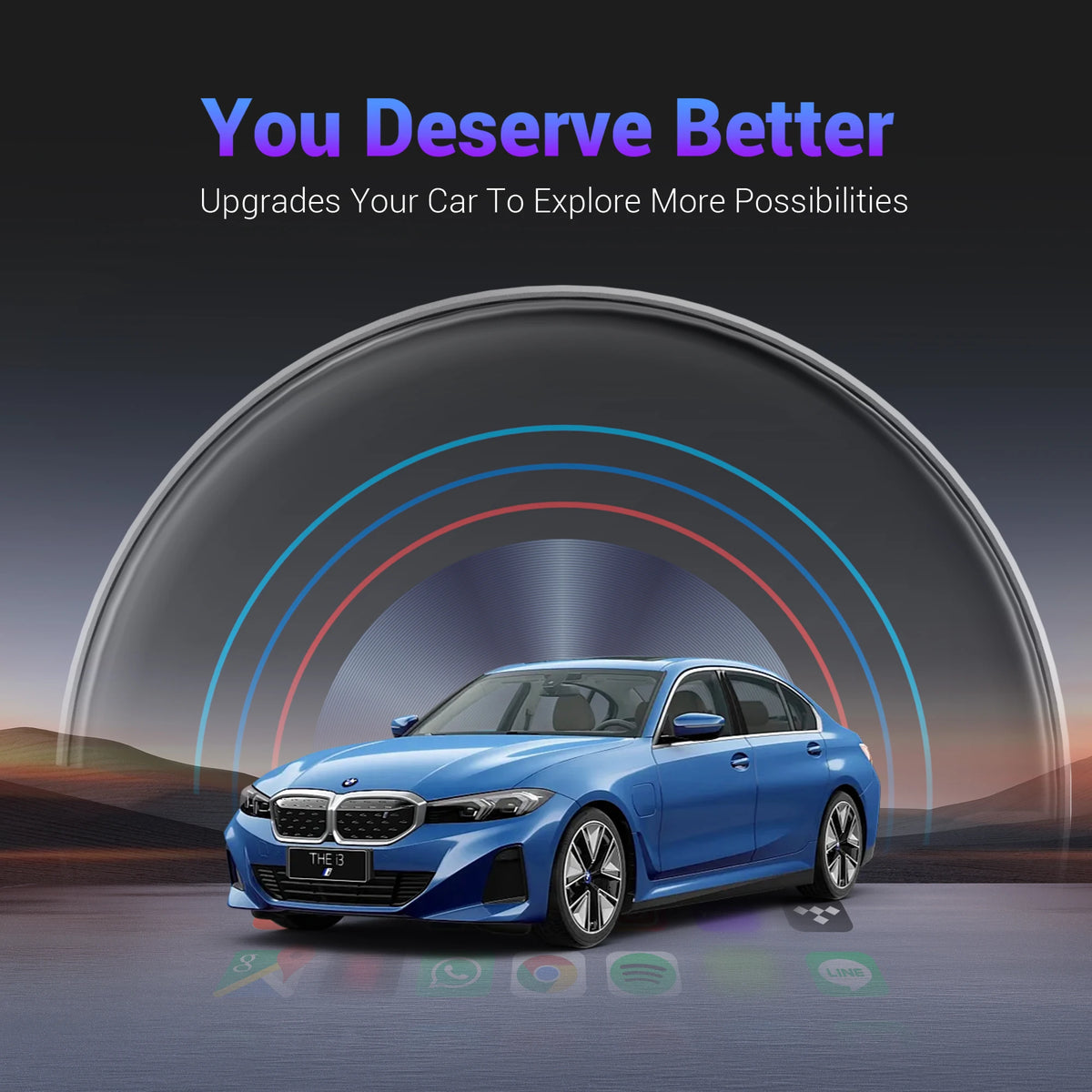 OTTOCAST Android 13 AI Box pour BMW CarPlay sans fil pour Netflix pour BMW ID6 ID7 ID8 accessoires de voiture 2025 cadeau du nouvel an pour hommes
