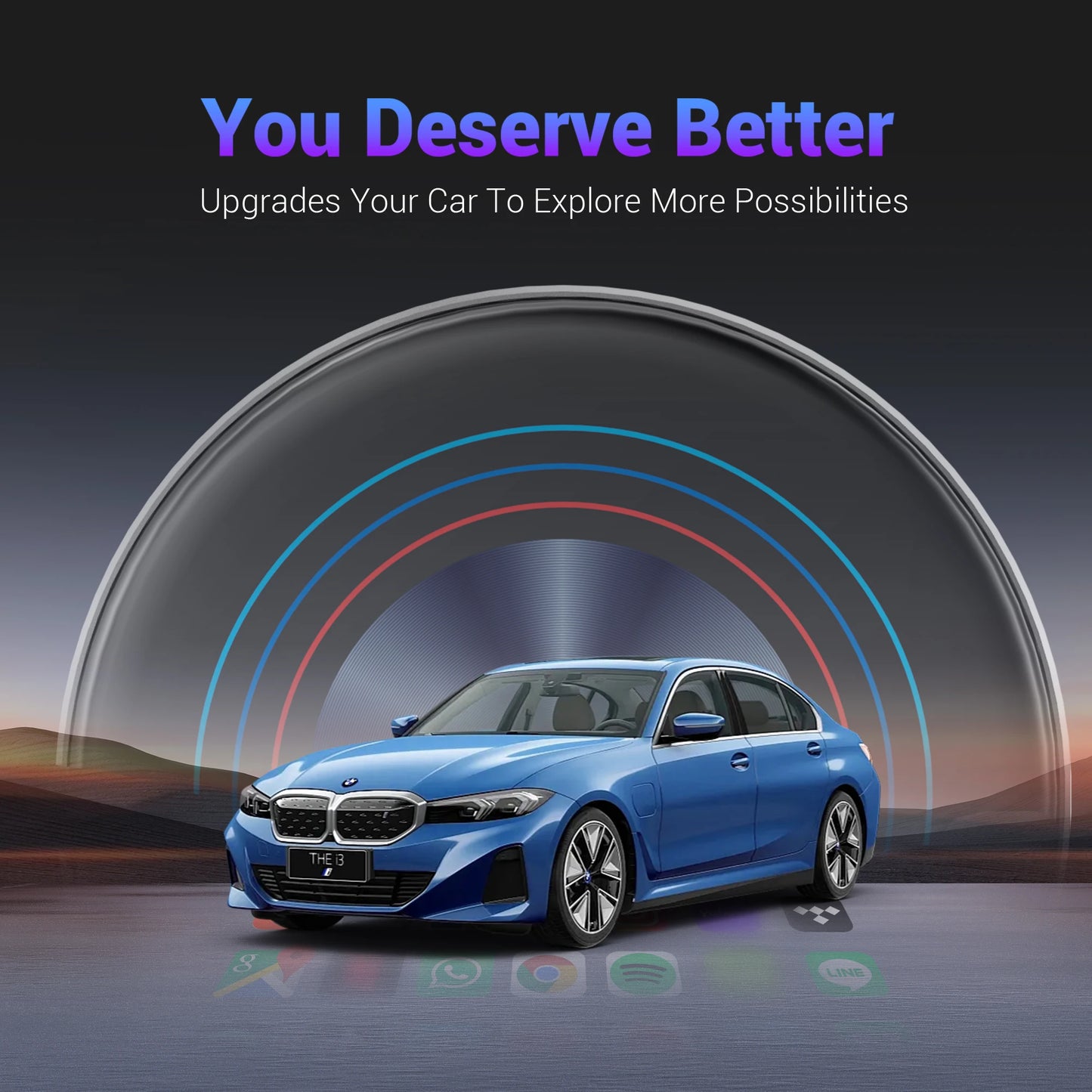 OTTOCAST Android 13 AI Box pour BMW CarPlay sans fil pour Netflix pour BMW ID6 ID7 ID8 accessoires de voiture 2025 cadeau du nouvel an pour hommes
