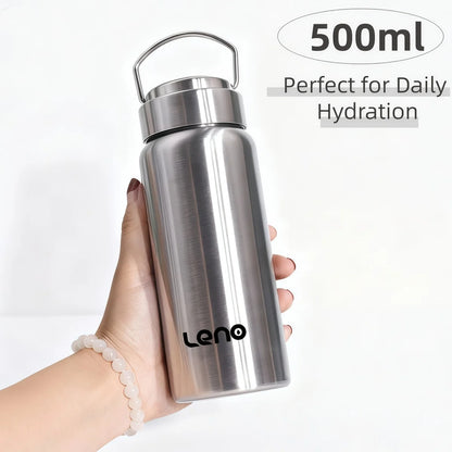 Bouteille Thermos à thé avec revêtement en céramique de qualité supérieure, tasse d'eau à Double paroi en acier inoxydable, flacon sous vide, bouteille de voyage, 350-750ml