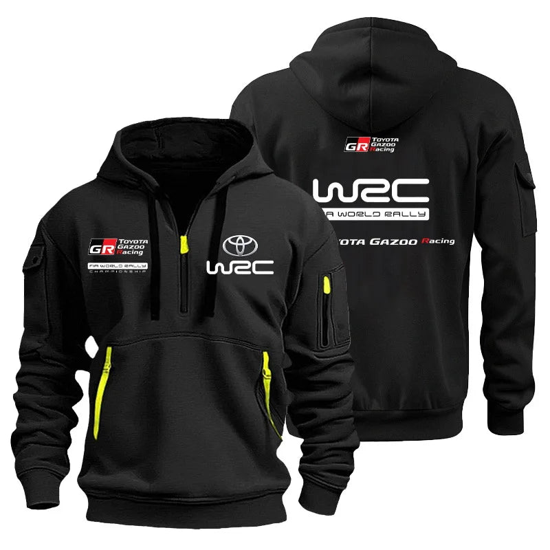 2025 hommes Toyota GR Racing WRC sweat à capuche sport décontracté sweat à capuche en plein air course logo personnalisé hommes streetwear vêtements d'extérieur haut