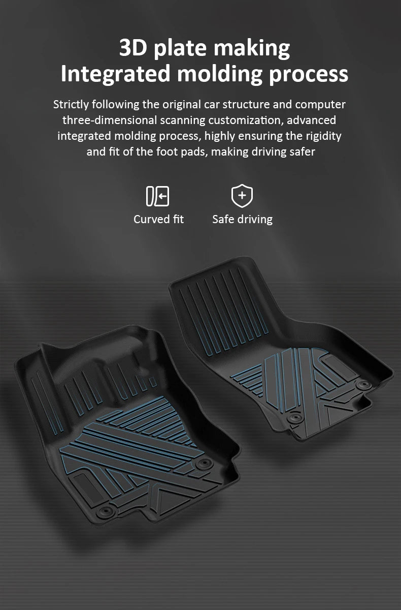 Tapis de sol de voiture LHD pour BAIC Beijing X7, Accessoires 7 X75 2020-2026 2023 2024, imperméables, en cuir, TPE