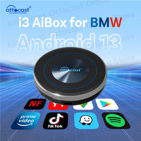 OTTOCAST Android 13 AI Box pour BMW CarPlay sans fil pour Netflix pour BMW ID6 ID7 ID8 accessoires de voiture 2025 cadeau du nouvel an pour hommes