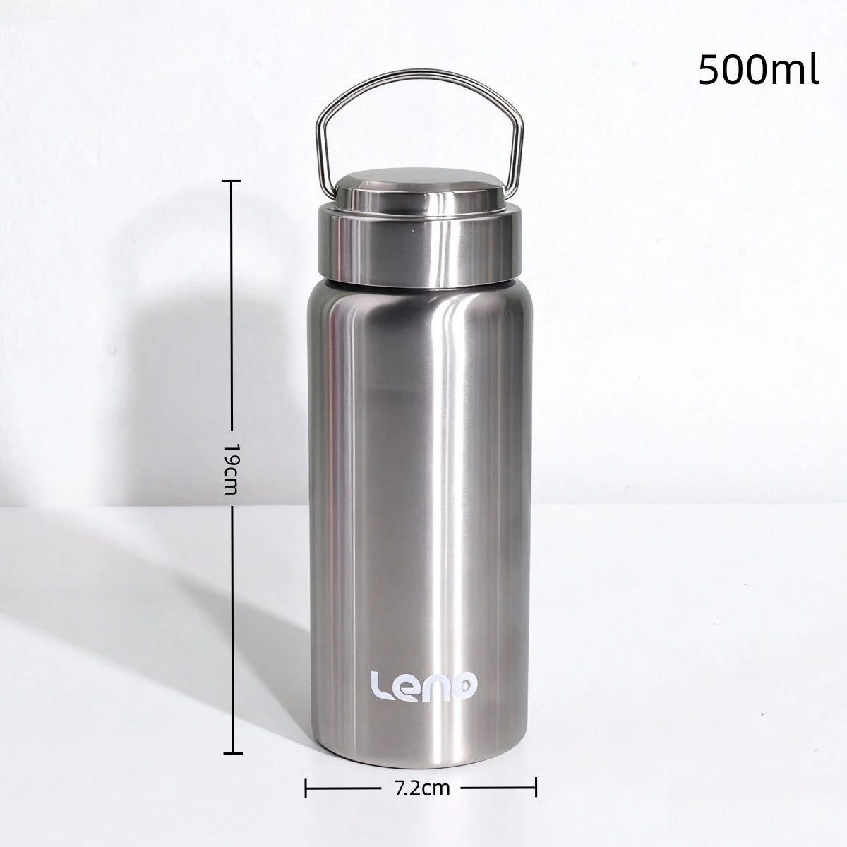 Bouteille Thermos à thé avec revêtement en céramique de qualité supérieure, tasse d'eau à Double paroi en acier inoxydable, flacon sous vide, bouteille de voyage, 350-750ml