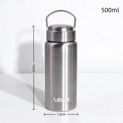 Bouteille Thermos à thé avec revêtement en céramique de qualité supérieure, tasse d'eau à Double paroi en acier inoxydable, flacon sous vide, bouteille de voyage, 350-750ml