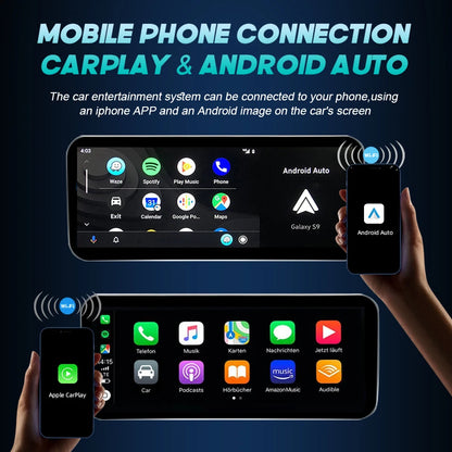 Carplay sans fil Android 14, 12.3, pour Audi A4 A5 Q5 B9 2017 2016 – 2023, écran tactile IPS, WIFI, multimédia, stéréo, récepteur GPS Navi