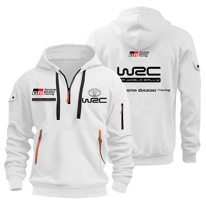 2025 hommes Toyota GR Racing WRC sweat à capuche sport décontracté sweat à capuche en plein air course logo personnalisé hommes streetwear vêtements d'extérieur haut