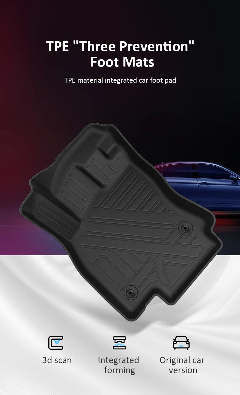 Tapis de sol de voiture LHD pour BAIC Beijing X7, Accessoires 7 X75 2020-2026 2023 2024, imperméables, en cuir, TPE