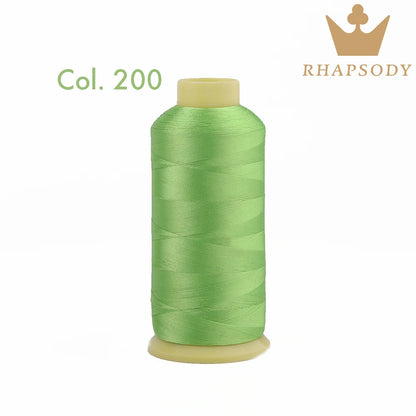 Bal apsody-Fil à broder en polyester, 5000m, 40WT, 120 tches, 200, pour machine à broder Brother Singer Janome Babylock, couture à domicile