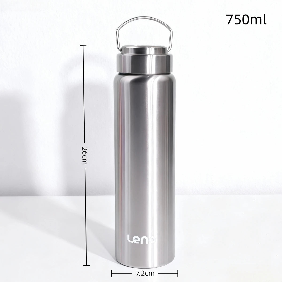 Bouteille Thermos à thé avec revêtement en céramique de qualité supérieure, tasse d'eau à Double paroi en acier inoxydable, flacon sous vide, bouteille de voyage, 350-750ml