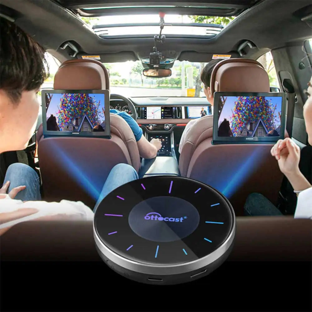 OTTOCAST P3 Android AI Box sans fil CarPlay Android Auto 128GB TV Box pour sortie HDMI accessoires de voiture pour Audi VW Chervolet Kia
