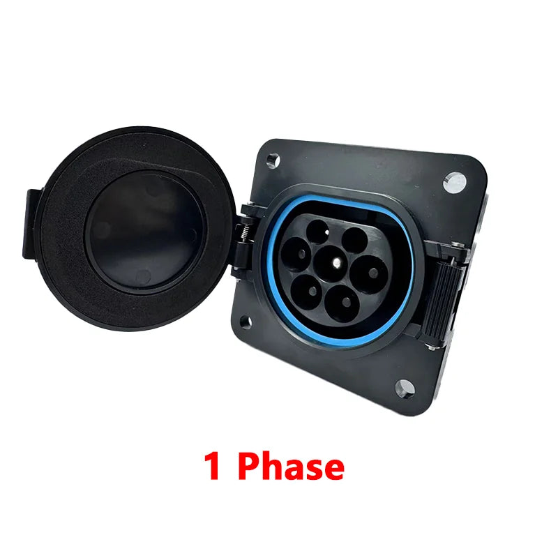 Erobot véhicule électrique voitures charge Evse Type 2 prises d'entrée EV 16A-32A 1P 3 phases pour IEC 62196-2 EV chargeur adaptateur prise