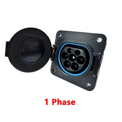 Erobot véhicule électrique voitures charge Evse Type 2 prises d'entrée EV 16A-32A 1P 3 phases pour IEC 62196-2 EV chargeur adaptateur prise