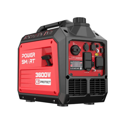 Générateur PowerSmart, équipement et équipement de camping, générateur d'onduleur portable super silencieux de 3600 watts, alimenté au gaz, prêt pour camping-car, paralys
