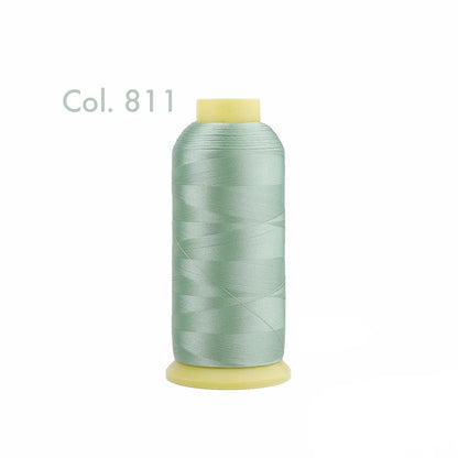 Fil à broder en Polyester 5000m 40WT, pour Machine à broder Brother Singer Janome Babylock, couture à domicile 120D/2 variétés de couleurs