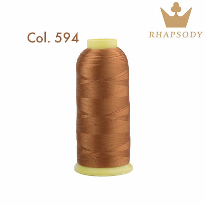 Fil à Broder en Polyester 40WT 120D/2 de 5000m, pour Machine Brother/Singer, Couture Domestique, Couleurs Variées de Bonne Qualité