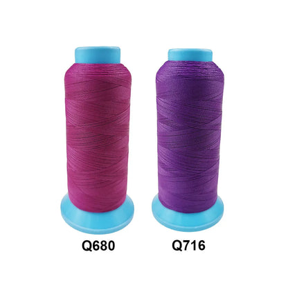 Sanbest-Fil à broder en polyester mat, fils de machine Brother Singer Janome Babylock, haute résistance, 120D, 2, 75D, 2, 3000m