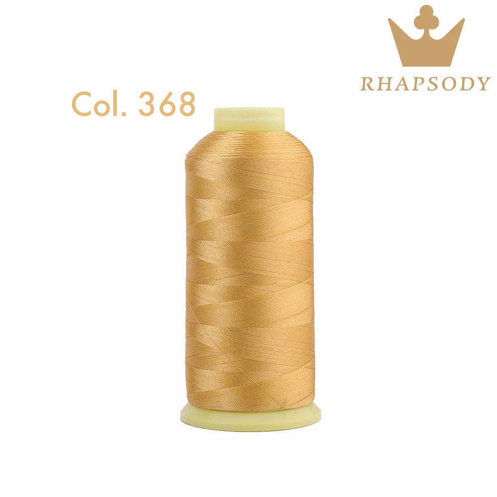 Fil à Broder en Polyester 40WT 120D/2 de 5000m, pour Machine Brother/Singer, Couture Domestique, Couleurs Variées de Bonne Qualité