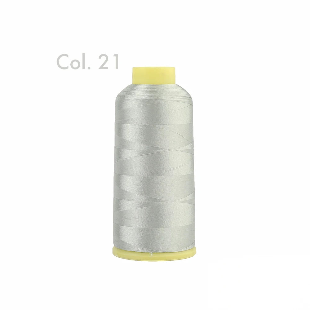 Fil à broder en Polyester 5000m 40WT, pour Machine à broder Brother Singer Janome Babylock, couture à domicile 120D/2 variétés de couleurs
