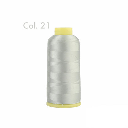 Fil à broder en Polyester 5000m 40WT, pour Machine à broder Brother Singer Janome Babylock, couture à domicile 120D/2 variétés de couleurs