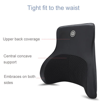 Coussin de cou de massage de vibration de voiture, support lombaire intelligent électrique, coussin de dos de repos de sauna de siège de voiture de voyage
