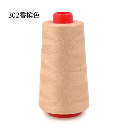 Fil à coudre 402 haute vitesse, 3000 yards, type de fil à coudre en polyester, ligne manuelle, fil à broder