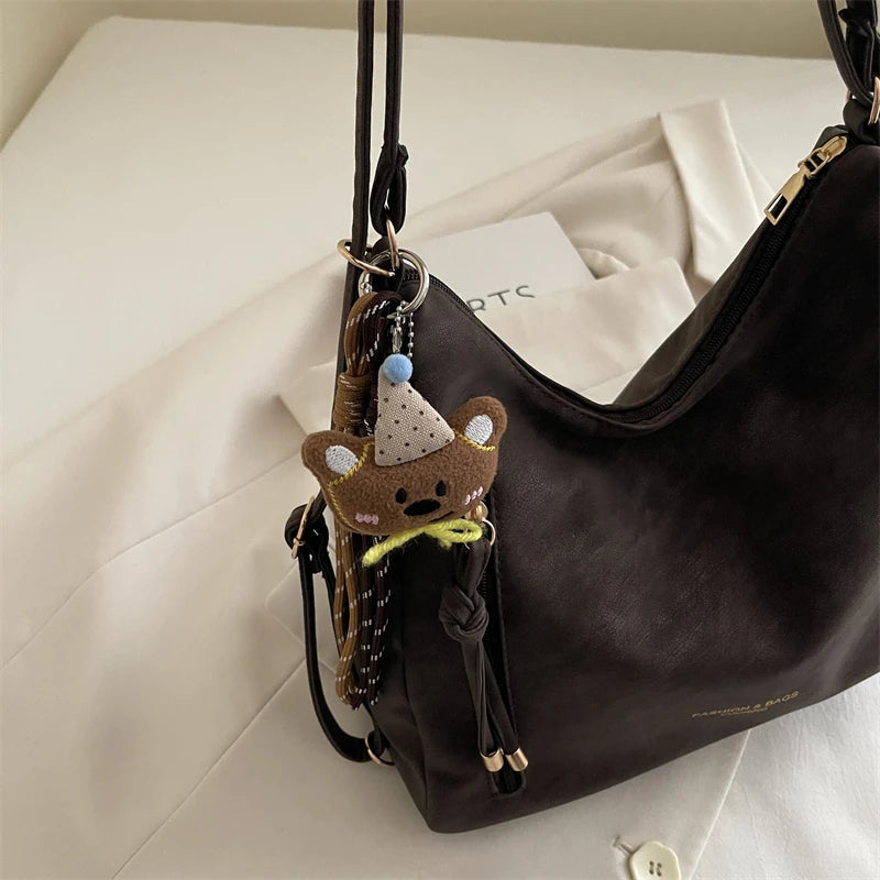Large Capacity Women's Tote Bag, Fashionable Luxury Crossbody Bag, Simple and Versatile Shoulder Bag