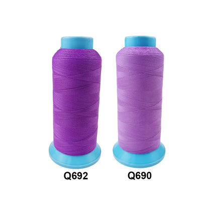 Sanbest-Fil à broder en polyester mat, fils de machine Brother Singer Janome Babylock, haute résistance, 120D, 2, 75D, 2, 3000m