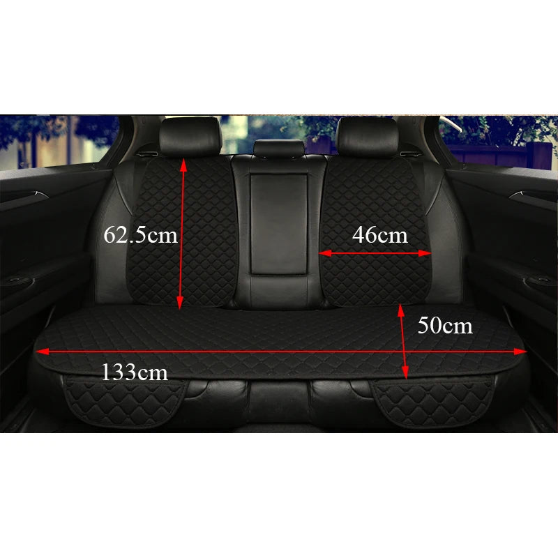 Housse de protection universelle pour siège de voiture, en lin, avant, arrière, été, tapis de coussin, berline, Suv, pick-up, accessoires d'intérieur de voiture