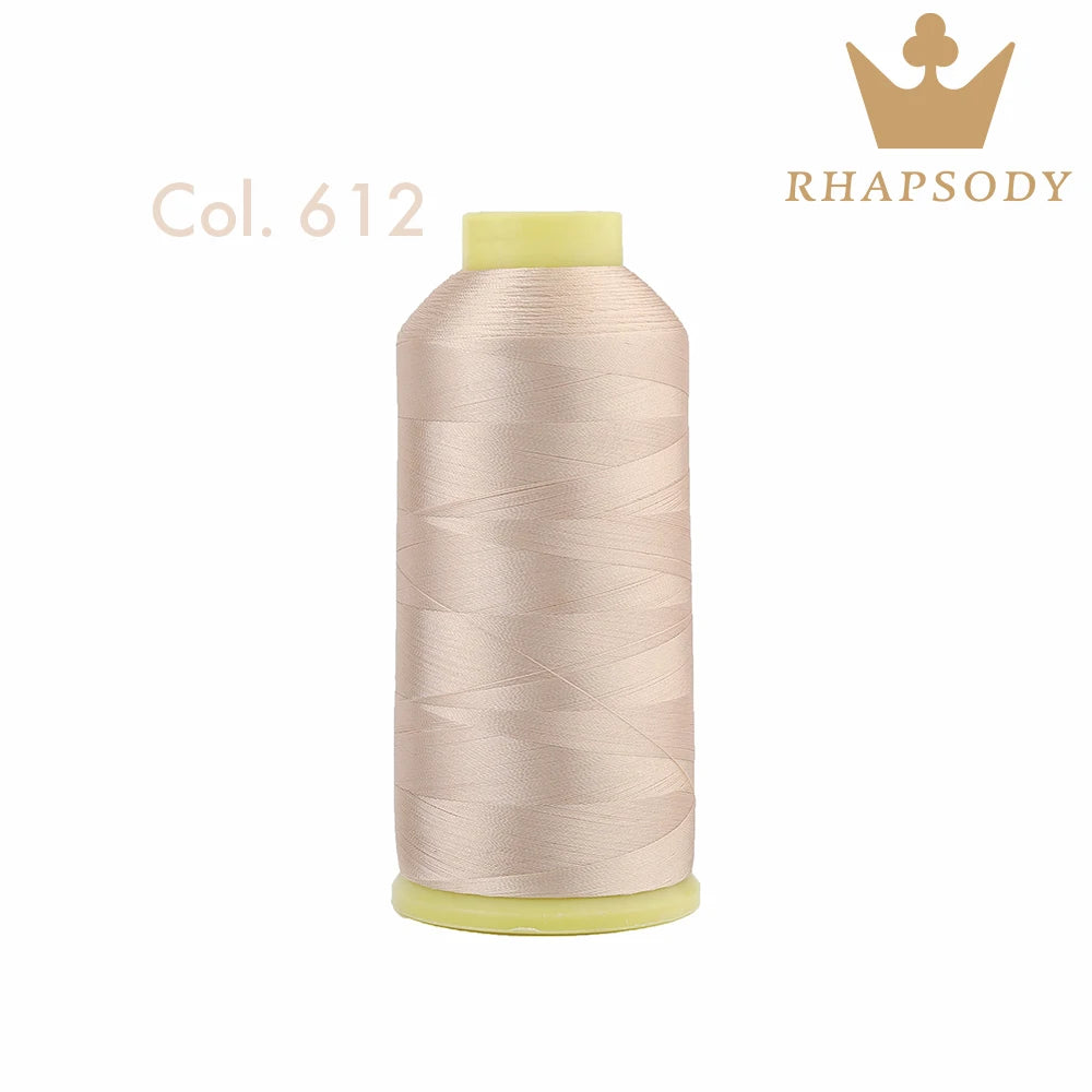 Fil à Broder en Polyester 40WT 120D/2 de 5000m, pour Machine Brother/Singer, Couture Domestique, Couleurs Variées de Bonne Qualité
