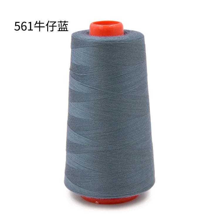 Fil à coudre 402 haute vitesse, 3000 yards, type de fil à coudre en polyester, ligne manuelle, fil à broder