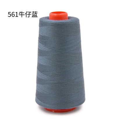 Fil à coudre 402 haute vitesse, 3000 yards, type de fil à coudre en polyester, ligne manuelle, fil à broder