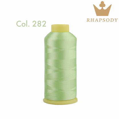 Fil à Broder en Polyester 40WT 120D/2 de 5000m, pour Machine Brother/Singer, Couture Domestique, Couleurs Variées de Bonne Qualité