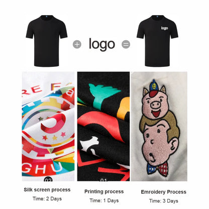 T-shirt imprimé personnalisé avec logo de marque, personnalisé, personnalisé, personnalisé, votre propre design, mode