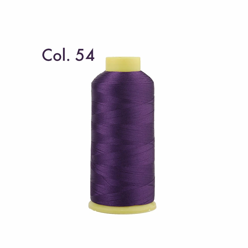 Fil à broder en Polyester 5000m 40WT, pour Machine à broder Brother Singer Janome Babylock, couture à domicile 120D/2 variétés de couleurs