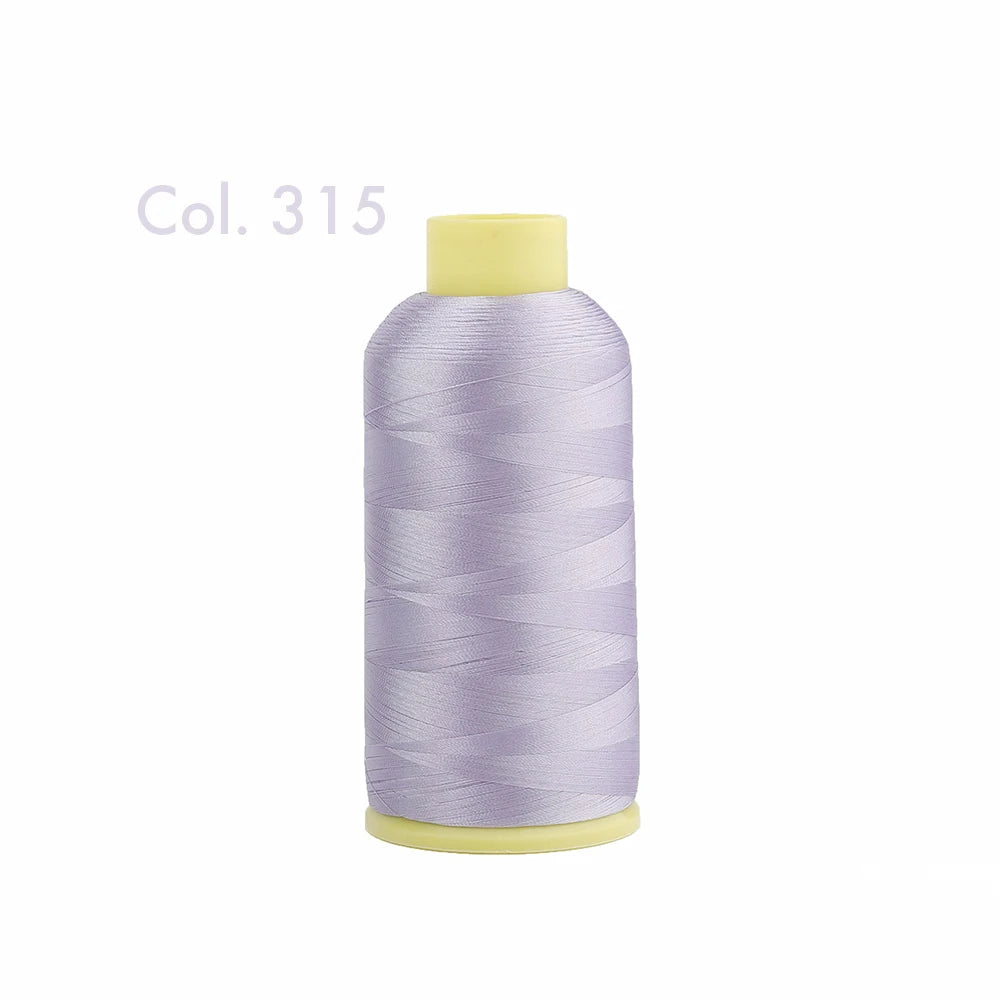 Fil à broder en Polyester 5000m 40WT, pour Machine à broder Brother Singer Janome Babylock, couture à domicile 120D/2 variétés de couleurs