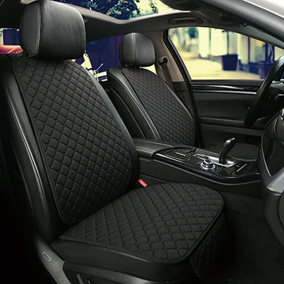 Housse de protection universelle pour siège de voiture, en lin, avant, arrière, été, tapis de coussin, berline, Suv, pick-up, accessoires d'intérieur de voiture